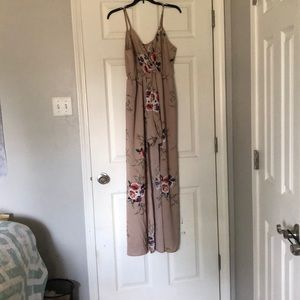 Jumpsuit/romper with trail